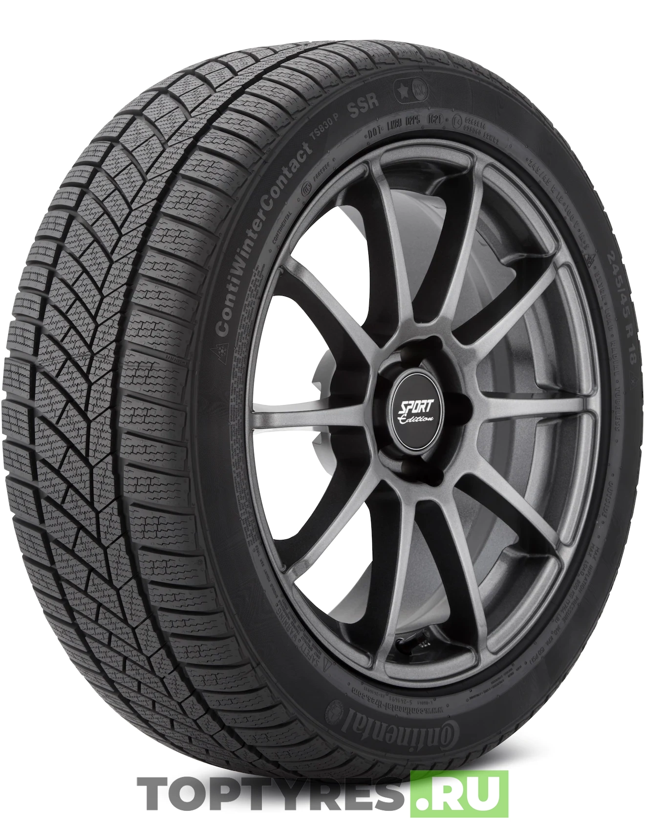 Continental ContiWinterContact TS 830 P 245/40 R18 97V XL RunFlat FP купить с доставкой