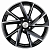 Khomen KHW 1714 7x17 5*108 ET40 DIA54.1 Black-FP Литой