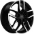 Khomen KHW 1708 6.5x17 5*108 ET43 DIA65.1 Black Литой Khomen KHW 1708 6.5x17 5*108 ET43 DIA65.1 Black Литой