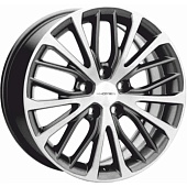 Khomen KHW 1705 7x17 5*108 ET40 DIA60.1 Gray-FP Литой