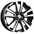 K&K КС874 6.5x17 4*100 ET41 DIA60.1 Алмаз черный Литой