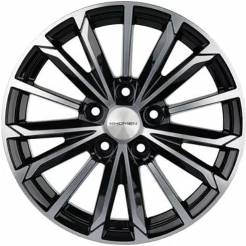 Khomen KHW 1611 6.5x16 5*114.3 ET43 DIA67.1 Black-FP Литой