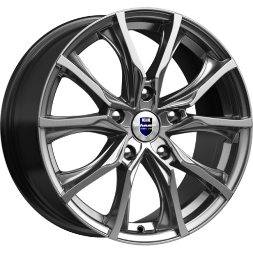 K&K Твист 7.5x17 5*114.3 ET52.5 DIA67.1 Дарк платинум Литой