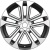 Khomen KHW 1803 7x18 5*108 ET40 DIA60.1 Black-FP Литой Khomen KHW 1803 7x18 5*108 ET40 DIA60.1 Black-FP Литой