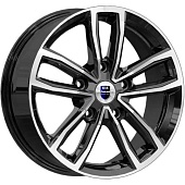 K&K Каланг 6.5x17 5*114.3 ET45 DIA67.1 Алмаз черный Литой
