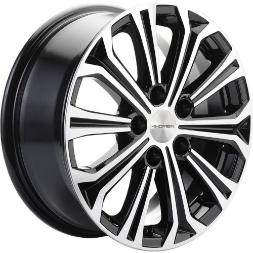 Khomen KHW 1610 6.5x16 5*108 ET45 DIA60.1 Black-FP Литой