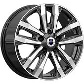 K&K Мичиган 8x18 5*150 ET56 DIA110.1 Дарк платинум Литой