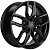 Khomen KHW 1708 6.5x17 5*108 ET43 DIA65.1 Black Литой