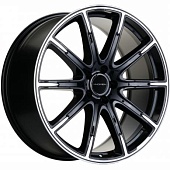 Khomen KHW 2102 9.5x21 5*112 ET30 DIA66.6 Black-FP Литой