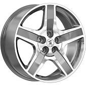 K&K КР008 8.5x20 5*120 ET41.5 DIA66.1 Diamond gloss graphite Литой