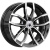 K&K Фрост 6.5x15 5*100 ET45 DIA67.1 Алмаз черный Литой