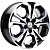 Khomen KHW 1711 6.5x17 5*114.3 ET45 DIA54.1 Black-FP Литой