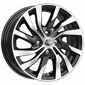 K&K КС882 6x15 4*100 ET50 DIA60.1 Алмаз черный Литой