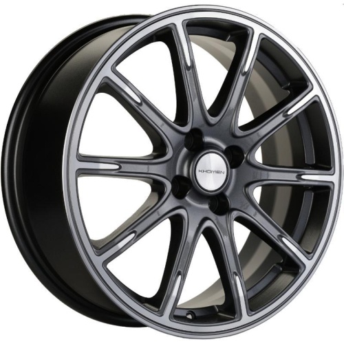 Khomen KHW 1707 6.5x17 4*100 ET41 DIA60.1 Gray-FP Литой
