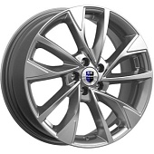 K&K Роквуд 7x17 5*108 ET45 DIA60.1 Дарк платинум Литой