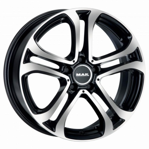 MAK Stuttgart 7.5x17 5*112 ET45 DIA66.6 Black mirror Литой