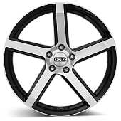 Dotz CP5 dark 7x17 5*108 ET45 DIA70.1 BFP Литой
