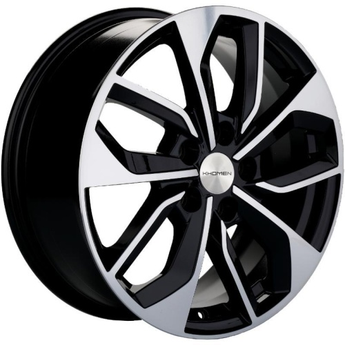 Khomen KHW 1703 7x17 5*112 ET40 DIA57.1 Black-FP Литой