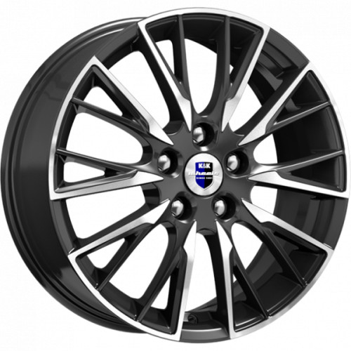 K&K Солт 6.5x17 5*114.3 ET49 DIA67.1 Алмаз черный Литой