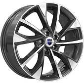 K&K Роквуд 7x17 5*108 ET45 DIA60.1 Алмаз черный Литой