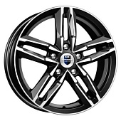 K&K Sayan 6x16 5*105 ET39 DIA56.6 Алмаз черный Литой
