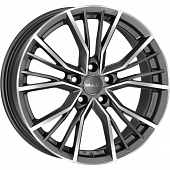 MAK Union 9.5x21 5*112 ET25 DIA66.6 Gunmetal Mirror Face Литой