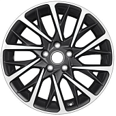 Khomen KHW 1804 7.5x18 5*114.3 ET50.5 DIA67.1 Black-FP Литой