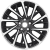 Khomen KHW 1804 7.5x18 5*108 ET47 DIA60.1 Black-FP Литой Khomen KHW 1804 7.5x18 5*108 ET47 DIA60.1 Black-FP Литой