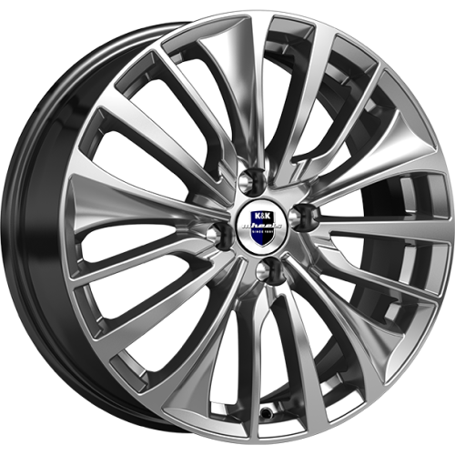 K&K Flanker 6.5x17 5*114.3 ET46 DIA67.1 Дарк платинум Литой
