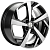 Khomen KHW 1712 7x17 5*108 ET40 DIA54.1 Black-FP Литой