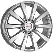 MAK Iguan 8x17 5*114.3 ET40 DIA76.1 Silver Литой