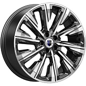 K&K Галего 7.5x19 5*108 ET46 DIA65.1 Алмаз черный Литой
