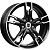 K&K Солар 7x17 4*100 ET41 DIA60.1 Алмаз черный Литой