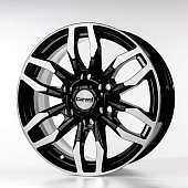 Carwel Немо 7.5x17 6*139.7 ET25 DIA106.1 BL Литой